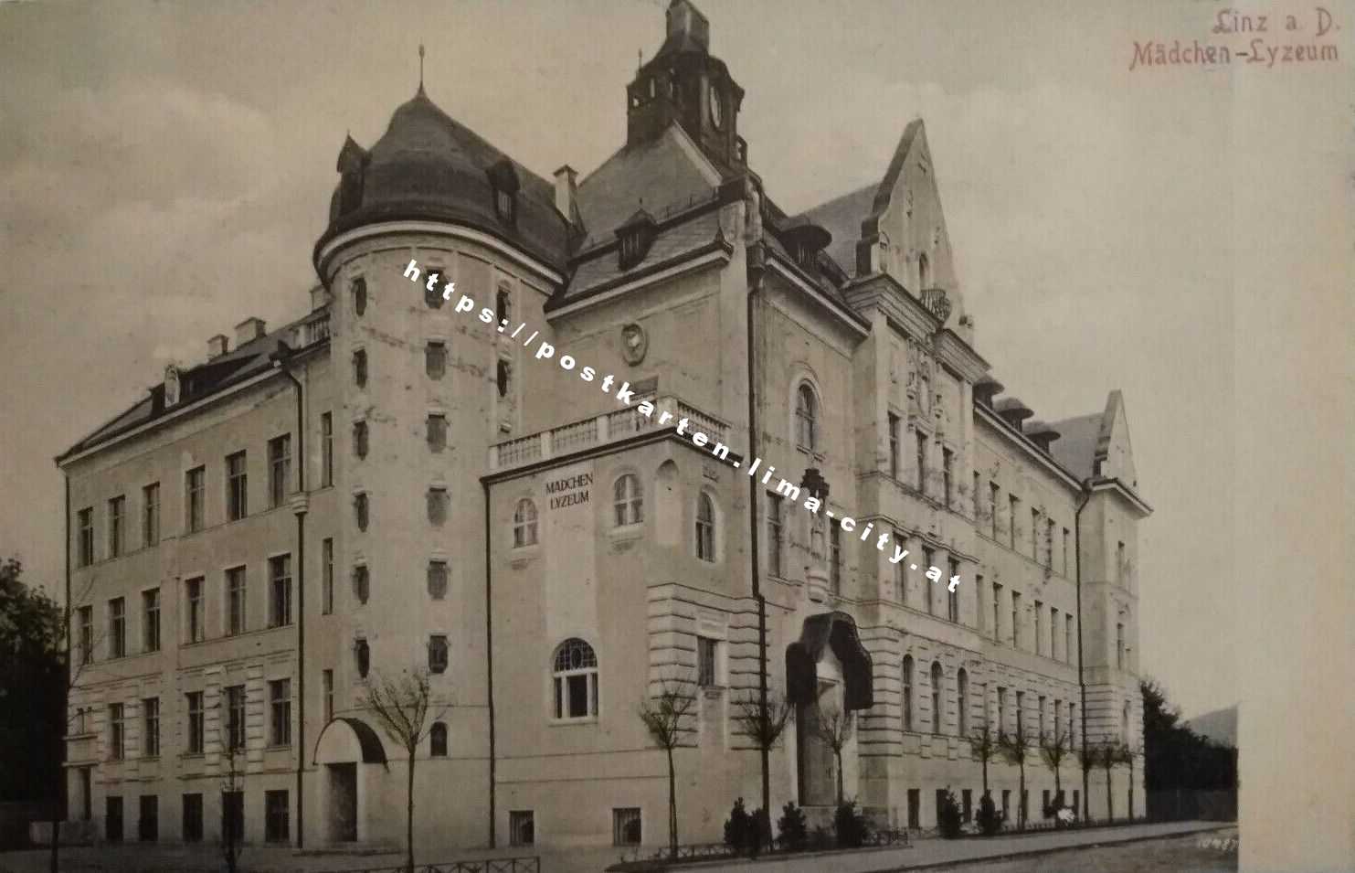 Linz Mädchen Lyzeum 1913